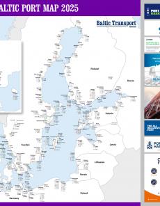 Baltic Port Map 2025