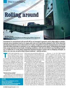 BTJ 1/18 - Rolling around. Deep-sea ro-ro shipping