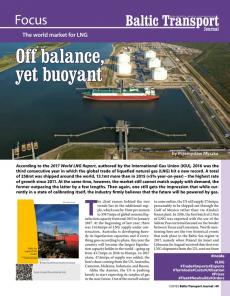 BTJ 1/18 - Focus: Off balance, yet buoyant. The world market for LNG