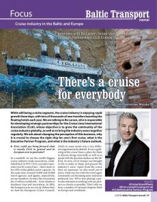 BTJ 2/18 - Focus: There's a cruise for everybody. Interview with Bo Larsen, SVP, Strategic Partnerships, CLIA Europe