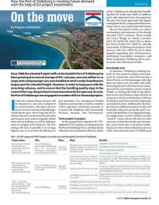 BTJ 2/18 - On the move. How the Port of Trelleborg is meeting future demand with the help of EU project investments