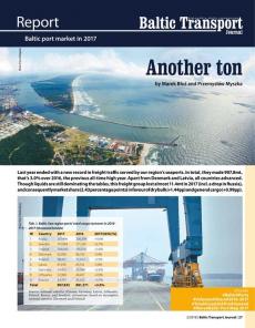 BTJ 2/18 - Report: Another ton. Baltic port market in 2017