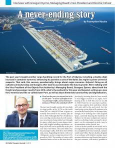 BTJ 2/19 - Maritime: A never-ending story. Interview with Grzegorz Dyrmo, Managing Board's Vice-President and Director, Infrastructure and Properties Management, the Port of Gdynia Authority
