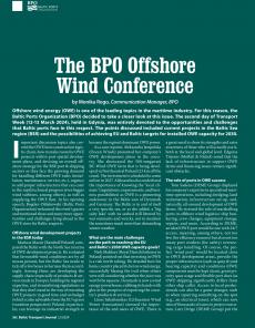 BTJ 2/24 - BPO NEWSLETTER. The BPO Offshore Wind Conference