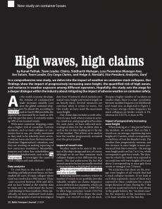 BTJ 2/24 - LEGAL: High waves, high claims. New study on container losses