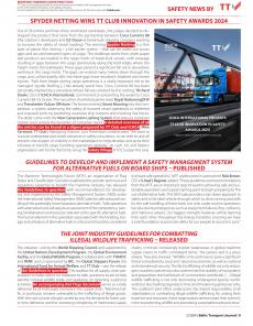 BTJ 2/24 - SAFETY NEWS BY TT CLUB
