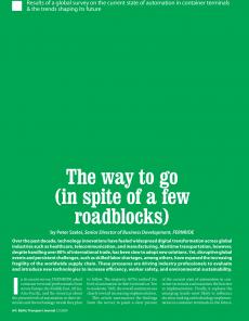 BTJ 2/24 - TECHNOLOGY: The way to go (in spite of a few roadblocks). Results of a global survey on the current state of automation in container terminals & the trends shaping its future