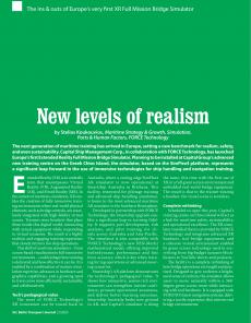 BTJ 2/25 - TECHNOLOGY: New levels of realism. The ins & outs of Europe's very first XR Full Mission Bridge Simulator
