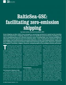 BTJ 2/26 - BPO NEWSLETTER: BalticSea-GSC: facilitating zero-emission shipping