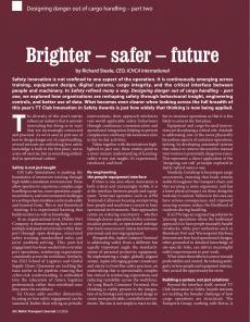BTJ 2/26 - SAFETY: Brighter - safer - future. Designing danger out of cargo handling - part two