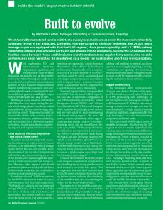BTJ 2/26 - TECHNOLOGY: Built to evolve. Inside the world's largest marine battery retrofit