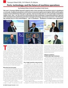 BTJ 2/26 - EVENTS: Ports, technology, and the future of maritime operations. Transport Week 2026, 18-19 March, PL/Gdynia