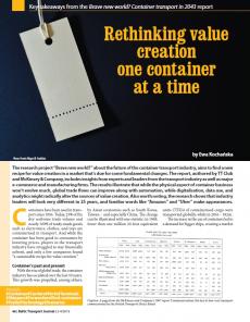 BTJ 3-4/19 - Report: Rethinking value creation one container at a time. Key takeaways from the 