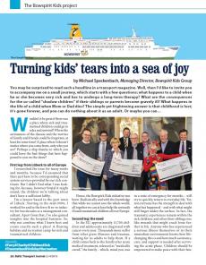 BTJ 3-4/19 - Maritime: Turning kids' tears into a sea of joy. The Bowspirit Kids project