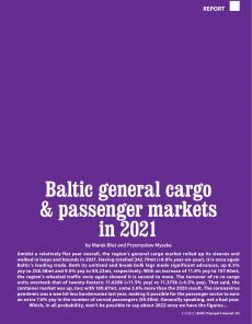 BTJ 3-4/22 - REPORT: Baltic general cargo & passenger markets in 2021