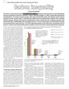 BTJ 3-4/22 - SUSTAINABILITY: Carbon inequality. How elites pollute the most but pay the least