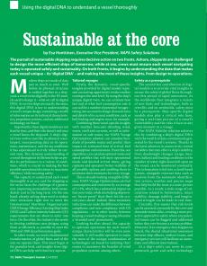 BTJ 3-4/22 - TECHNOLOGY: Sustainable at the core. Using the digital DNA to understand a vessel thoroughly