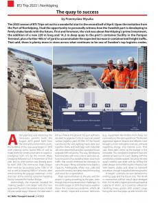 BTJ 3-4/23 - BTJ TRIP 2023 \ NORRKÖPING: The quay to success