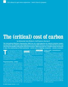 BTJ 3-4/24 - MARITIME: The (critical) cost of carbon. CII is about to get more expensive - here's how to prepare