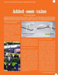 BTJ 3-4/25 - LOGISTICS: Added value. Interview with Shinichi Kakiyama, President, NX Europe