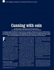 BTJ 3-4/26 - ECONOMY: Cunning with coin. How shipping companies can maintain their focus on opex