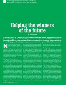 BTJ 5/23 - TECHNOLOGY: Helping the winners of the future. Technology for efficient terminal operations and greater customer & employee satisfaction