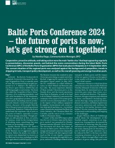 BTJ 5/24 - BPO NEWSLETTER: Baltic Ports Conference 2024 - the future of ports is now; let's get strong on it together!