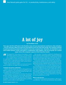 BTJ 5/25 - MARITIME: A lot of joy. How NemaX grabs gains for VLI - in productivity, maintenance, and safety