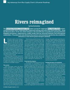 BTJ 5/25 - BLUE SUPPLY CHAINS: Rivers reimagined. Key takeaways from Blue Supply Chain's Lithuanian Roadmap