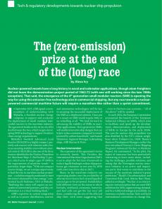 BTJ 5/25 - TECHNOLOGY: The (zero-emission) prize at the end of the (long) race. Tech & regulatory developments towards nuclear ship propulsion