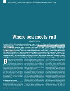 BTJ 5/25 - BLUE SUPPLY CHAINS: Where sea meets rail. Blue Supply Chains on the Rostock-Trelleborg shortcut to cleaner trade