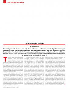 BTJ 6/21 - COLLECTOR'S CORNER: Lighting up a nation