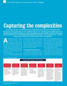 BTJ 6/22 - MARITIME: Capturing the complexities. The carbon capture and storage value chain in shipping