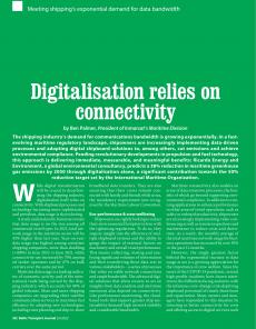 BTJ 6/22 - TECHNOLOGY: Digitalisation relies on connectivity. Meeting shipping's exponential demand for data bandwidth