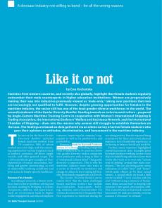 BTJ 6/22 - MARITIME: Like it or not. A dinosaur industry not willing to bend - for all the wrong reasons