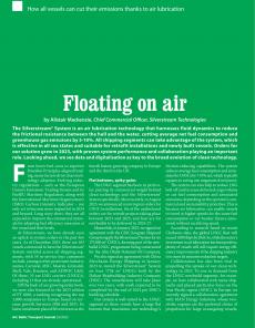 BTJ 6/23 - TECHNOLOGY: Floating on air. How all vessels can cut their emissions thanks to air lubrication