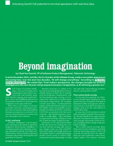 BTJ 6/24 - TECHNOLOGY: Beyond imagination. Unlocking GenAI's full potential in terminal operations with real-time data