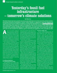 BTJ 6/24 - TECHNOLOGY: Yesterday's fossil fuel infrastructure - tomorrow's climate solutions. Ocean-based carbon removal