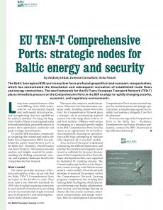BTJ 6/25 - BPO NEWSLETTER: EU TEN-T Comprehensive Ports: strategic nodes for Baltic energy and security