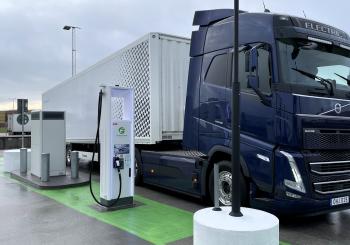 Gothenburg's second e-vehicle charging station