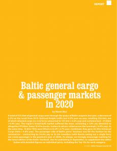 BTJ 3-4/21 - REPORT: Baltic general cargo & passenger markets in 2020