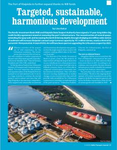 BTJ 3-4/20 - Maritime: Targeted, sustainable, harmonious development. The Port of Klaipėda to further expand thanks to NIB funds