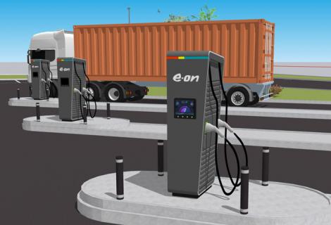 Denmark's first e-truck charging stations