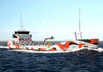 The world's first zero-emission tanker to feature Corvus' Orca ESS