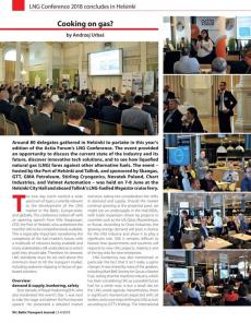 BTJ 3-4/18 - Cooking on gas? LNG Conference 2018 concludes in Helsinki