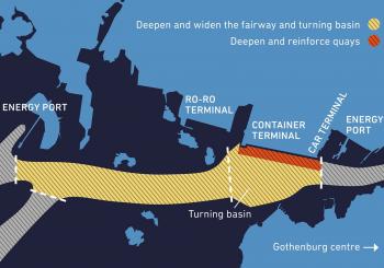Gothenburg receives gov support for a deeper fairway