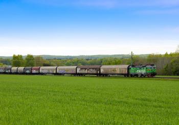 Two million tonnes of paper on rails