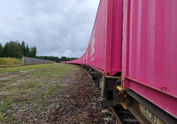 Gothenburg's new container rail shuttle