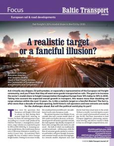 BTJ 3-4/18 - Focus: A realistic target or a fanciful illusion? European rail & road developments