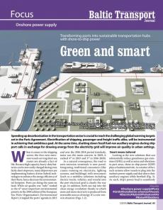 BTJ 1/19 - Focus: Green and smart. Transforming ports into sustainable transportation hubs with shore-to-ship power